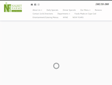 Tablet Screenshot of nausetfarms.com